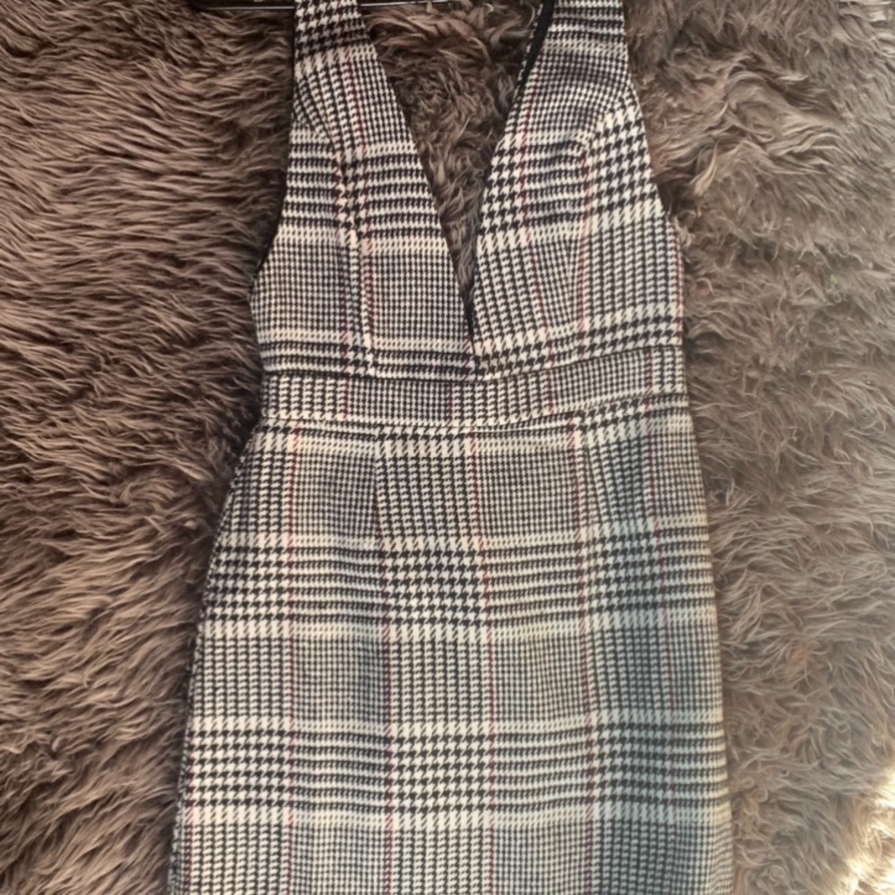Plaid Mini Dress